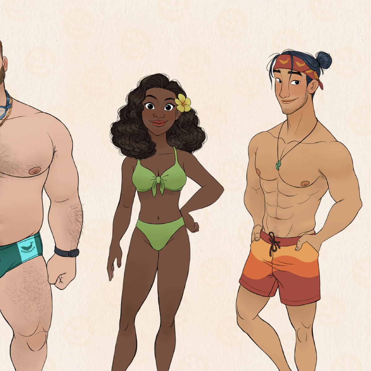 Coral swimming costume shop