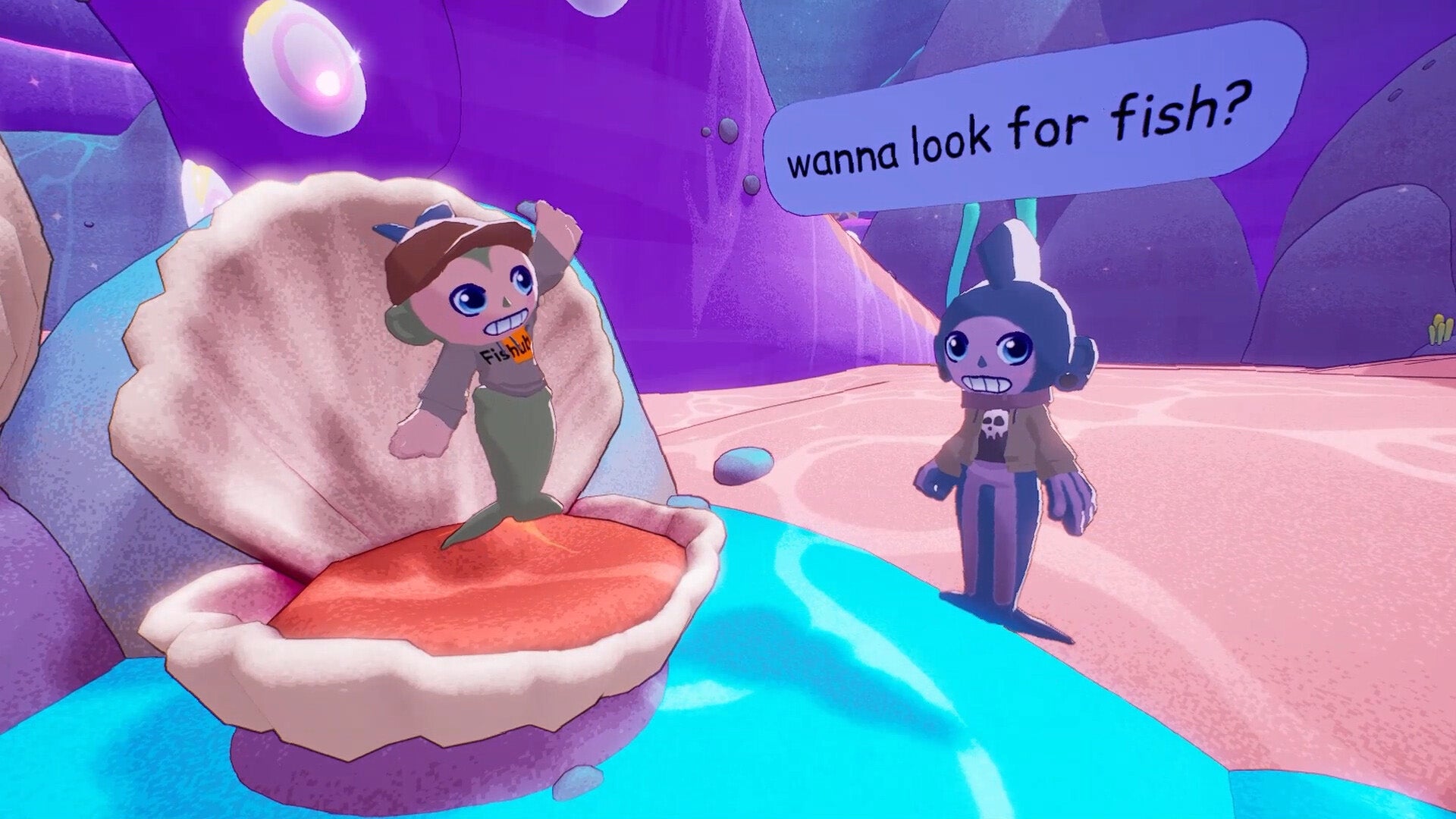 Coral Social Club is like Webfishing where you're the fish, or, uh, mermaids