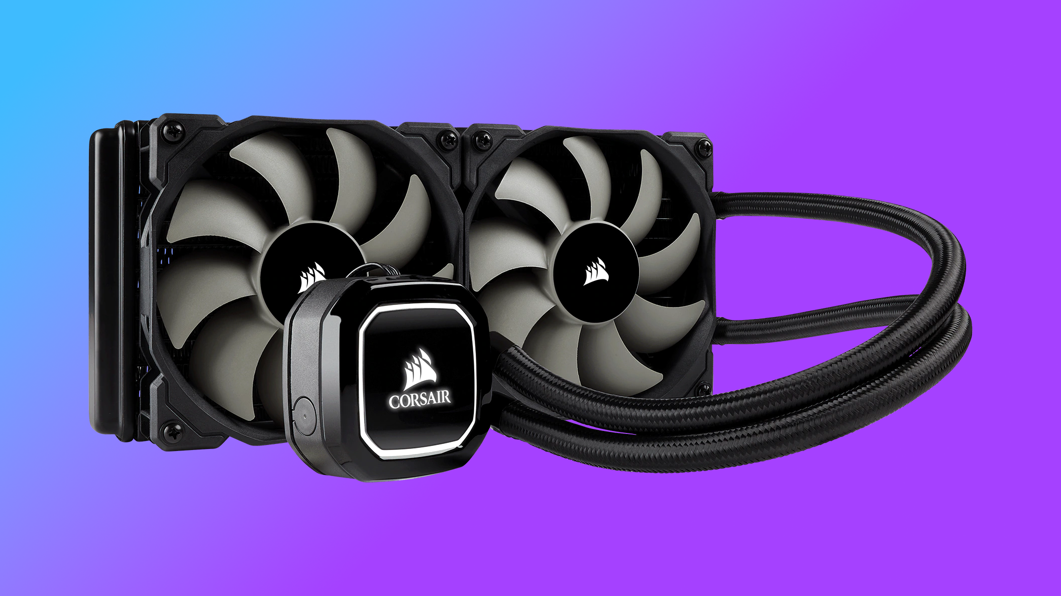 corsair h100x 240mm aio liquid cooler for cpus