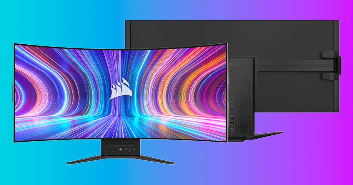 Corsair's bendy OLED ultrawide monitor has experienced a handy Prime ...