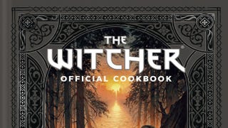 Eis a capa do livro de receitas de The Witcher