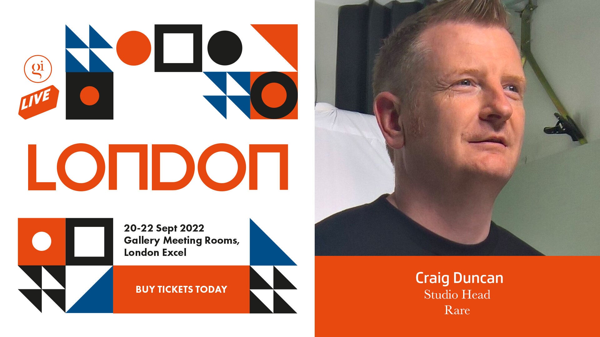 Rare Studio Head Craig Duncan to keynote GI Live: London | GamesIndustry.biz