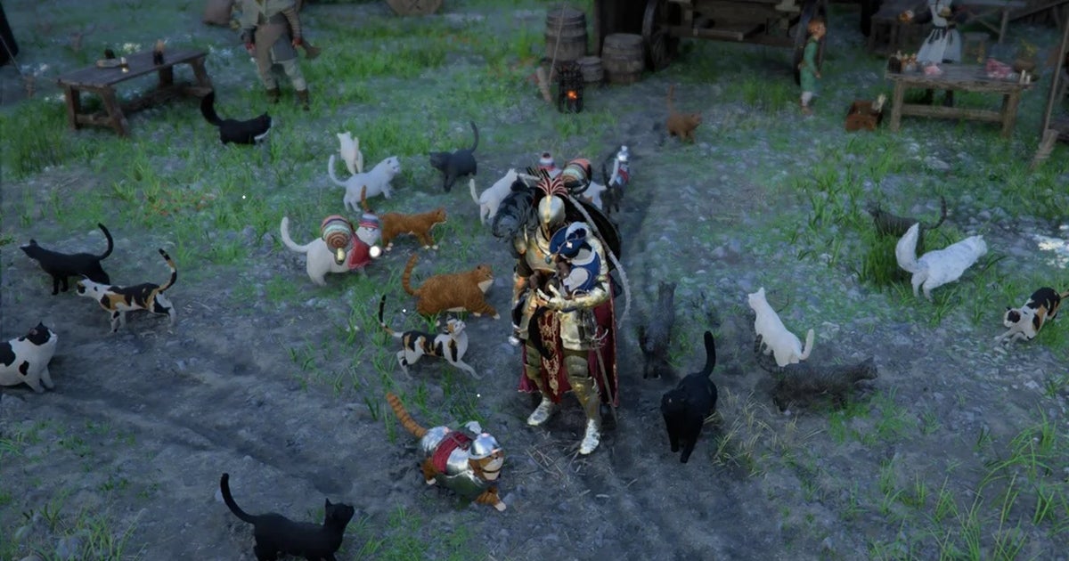 Koty w Crimson Desert to fenomen. Ktoś utworzył z nich choćby własną armię