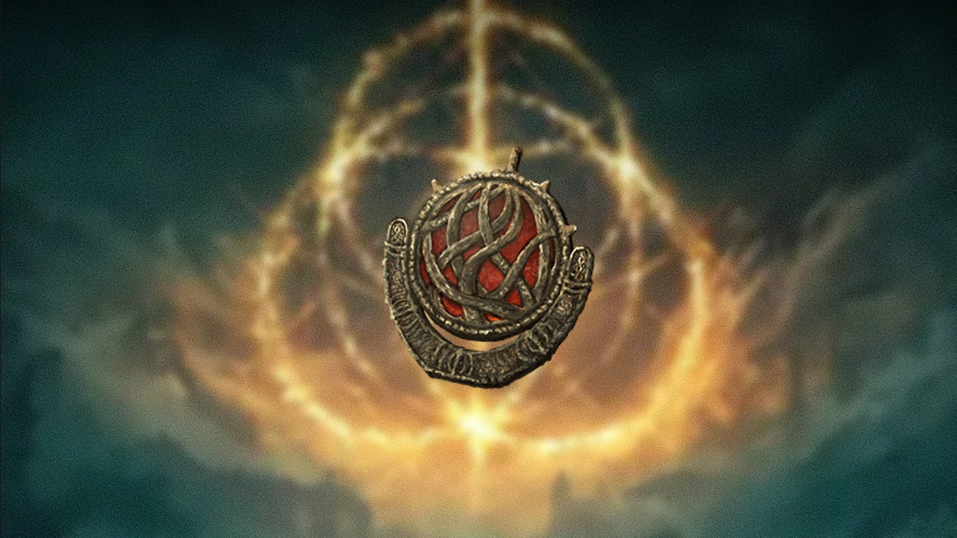 The icon for the Crimson Seed +1, a talisman in Elden Ring: Shadow of the Erdtree. - 17