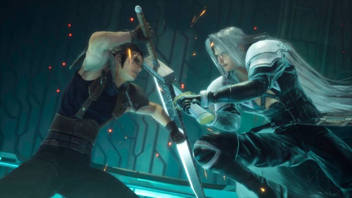 Zack Fair vs Sephiroth in Crisis Core