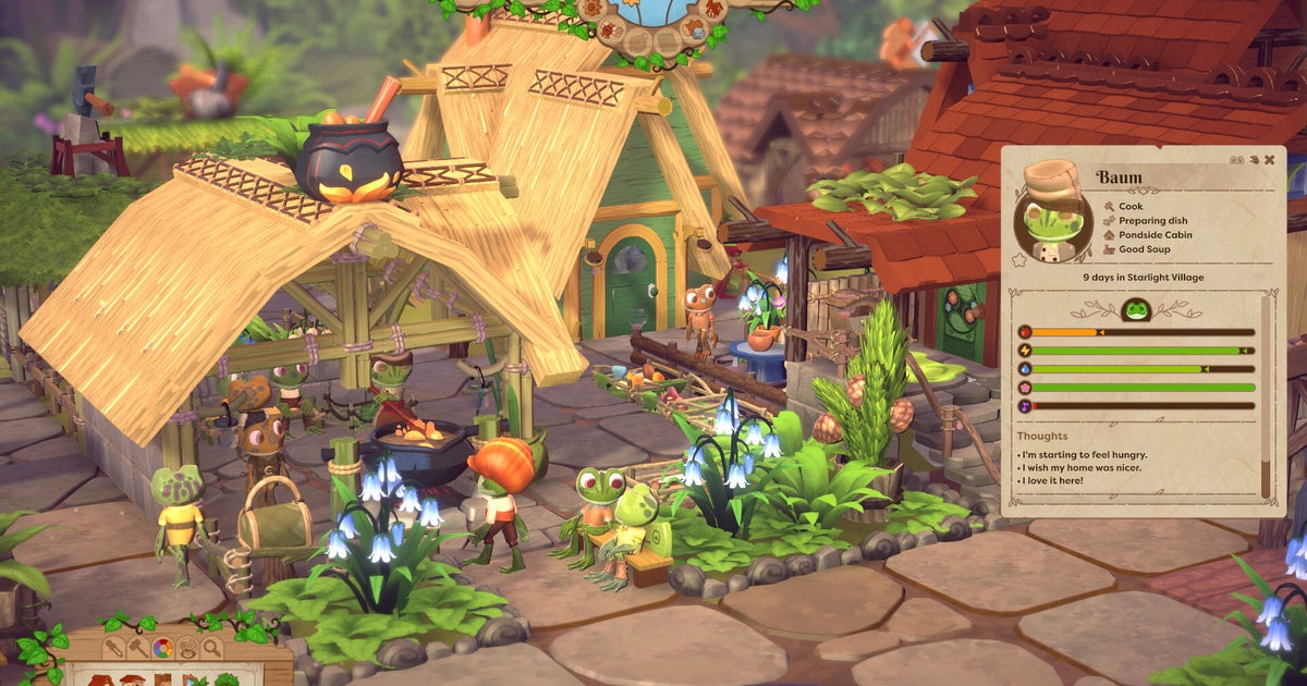 How Croakwood captures the challenge of a townbuilder like Anno but avoids the stress and pressure
