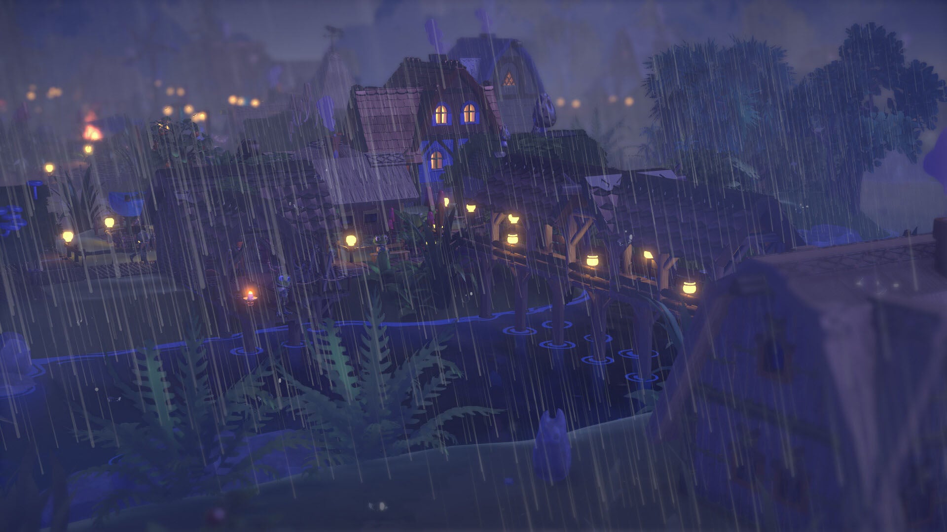 A rainy day in Croakwood