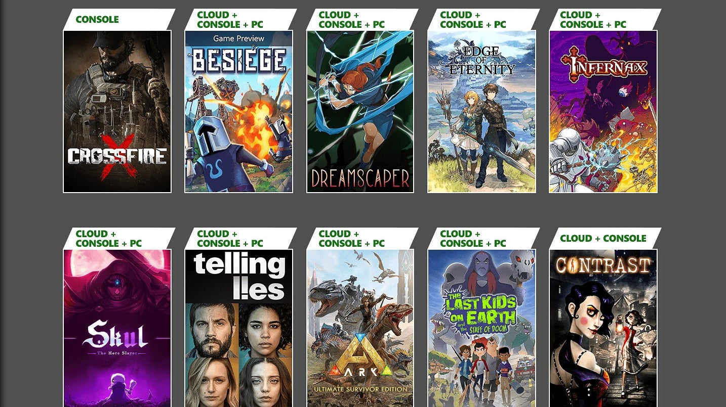 Xbox game pass hot sale games february 2020