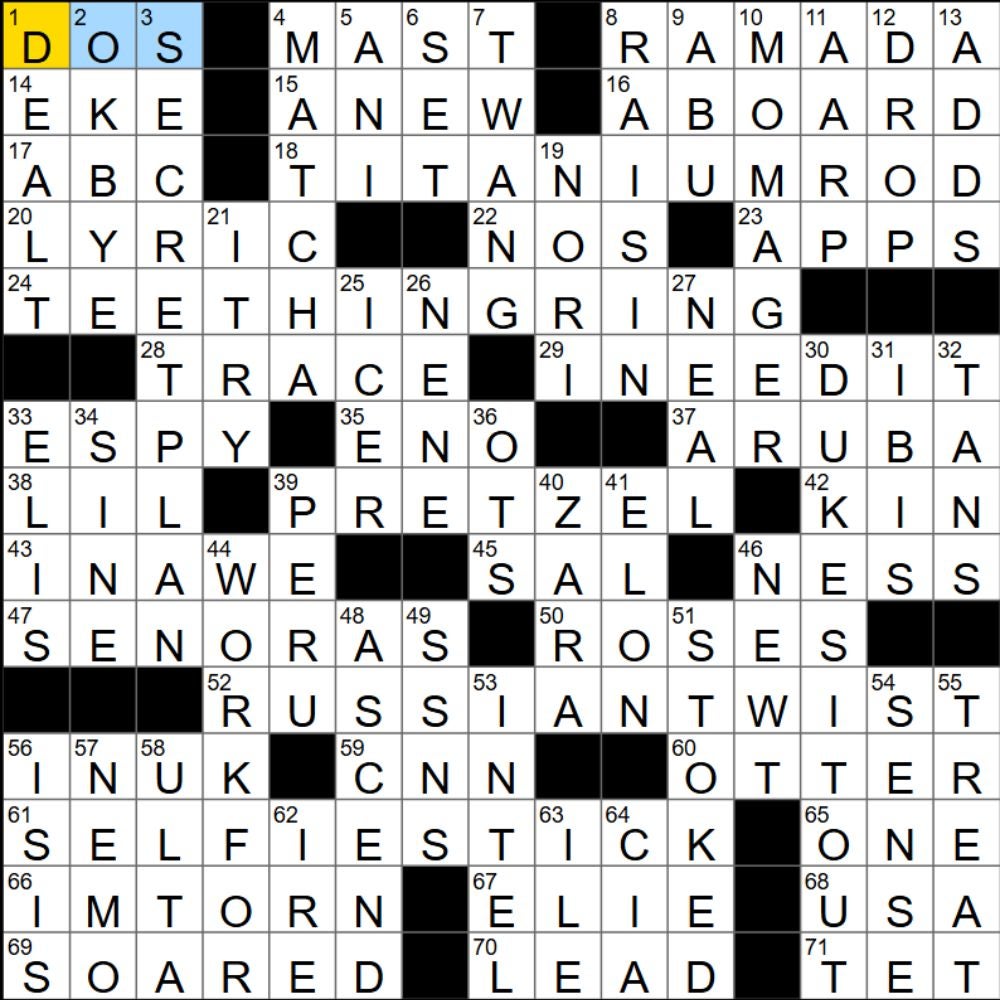 The completed NYT Mini Crossword for 02/09/2025, showing all the answers for each clue. - 3