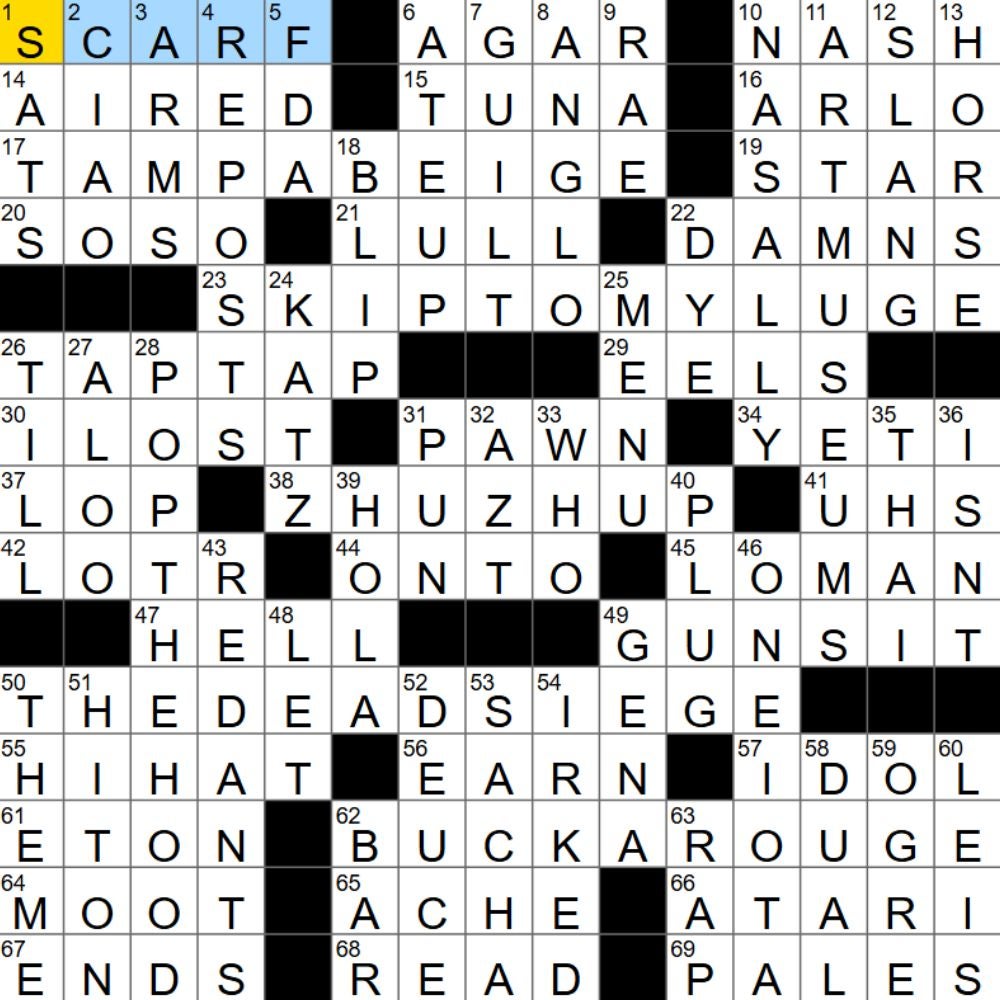 The completed NYT Mini Crossword for 03/09/2025 showing all the answers for each clue. - 3