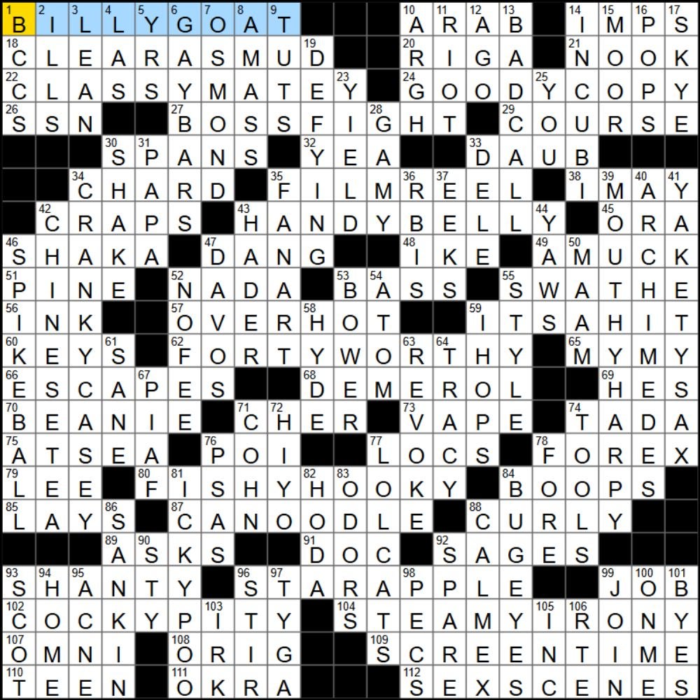 The completed NYT Mini Crossword for 05/10/2025, showing all the answers for each clue. - 3