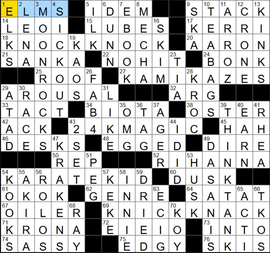 The completed NYT Mini Crossword for 17/09/2025, showing all the answers for each clue. - 3