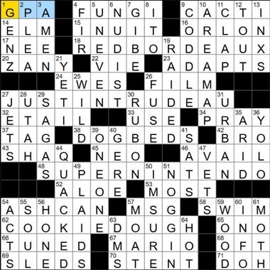 The NYT Crossword answers and hints (Monday, Sep 22nd)