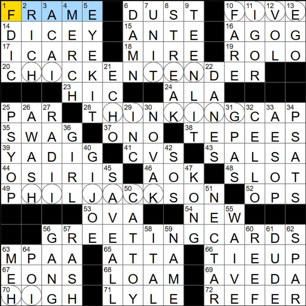 The completed NYT Mini Crossword for 30/09/2025, showing all the answers for each clue. - 3