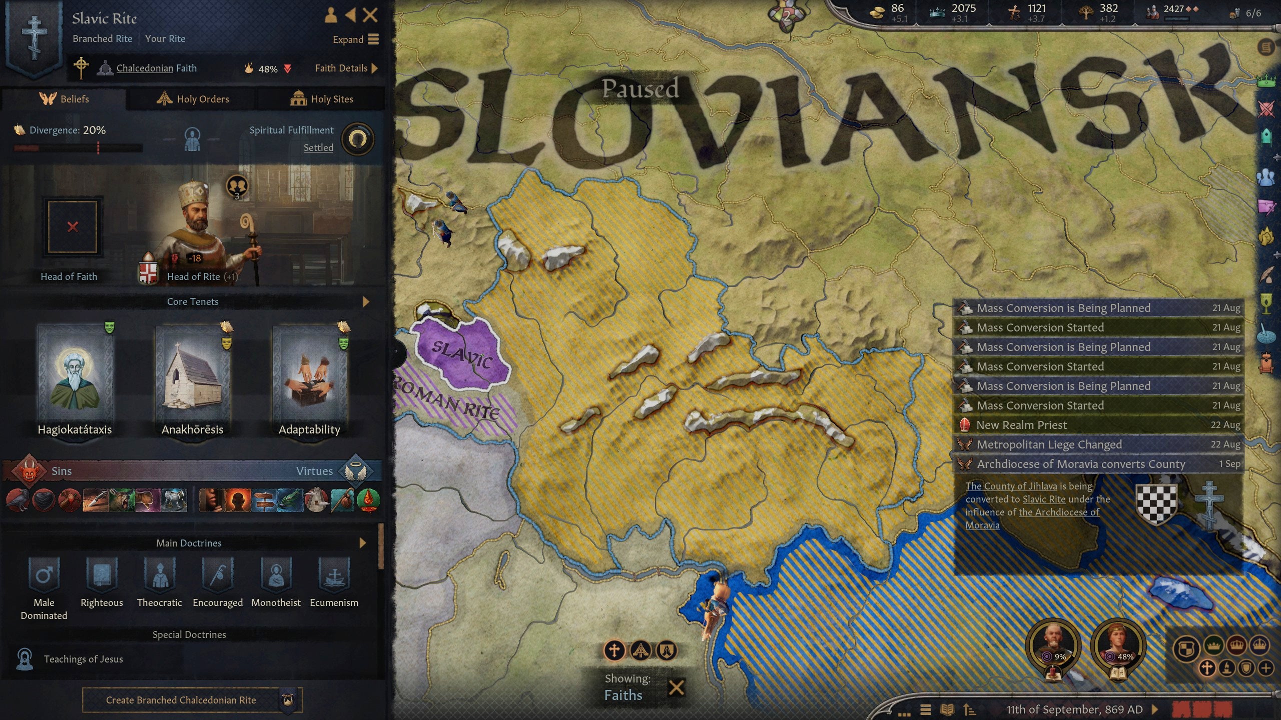 An area covered by the Slavic Rite in Crusader Kings 3.