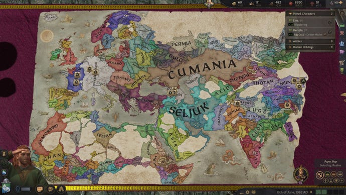 A map of the known world in the 11th century.