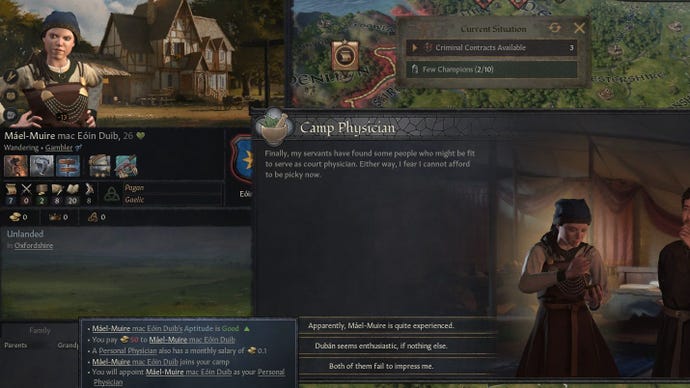 Mael-Mhuire, the loyal doctor (and concubine) of Cathmál.