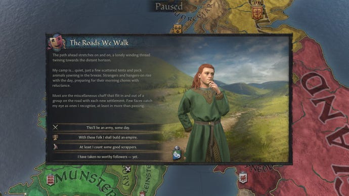 Cathmál considers what he wants to achieve in his travels.