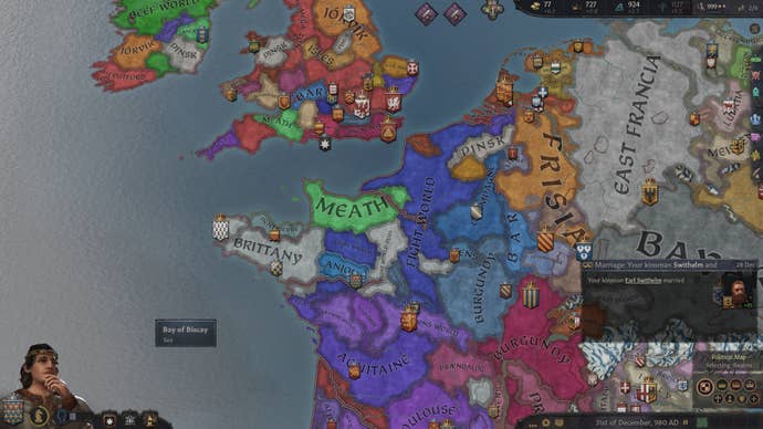 A map of Europe’s conflicting powers, with about as much coherence and order as a spilled bag of skittles.