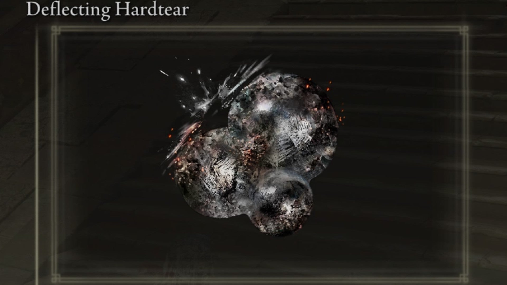 A close-up of the Deflecting Hardtear item icon in the inventory of Elden Ring: Shadow Of The Erdtree. - 4