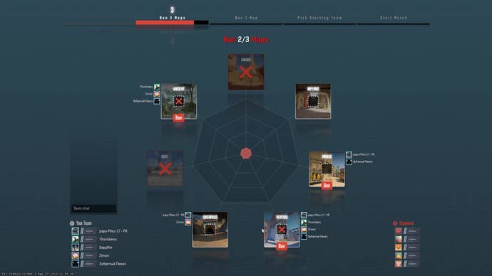 A web where players pick and ban maps in the Premier mode of CS2.