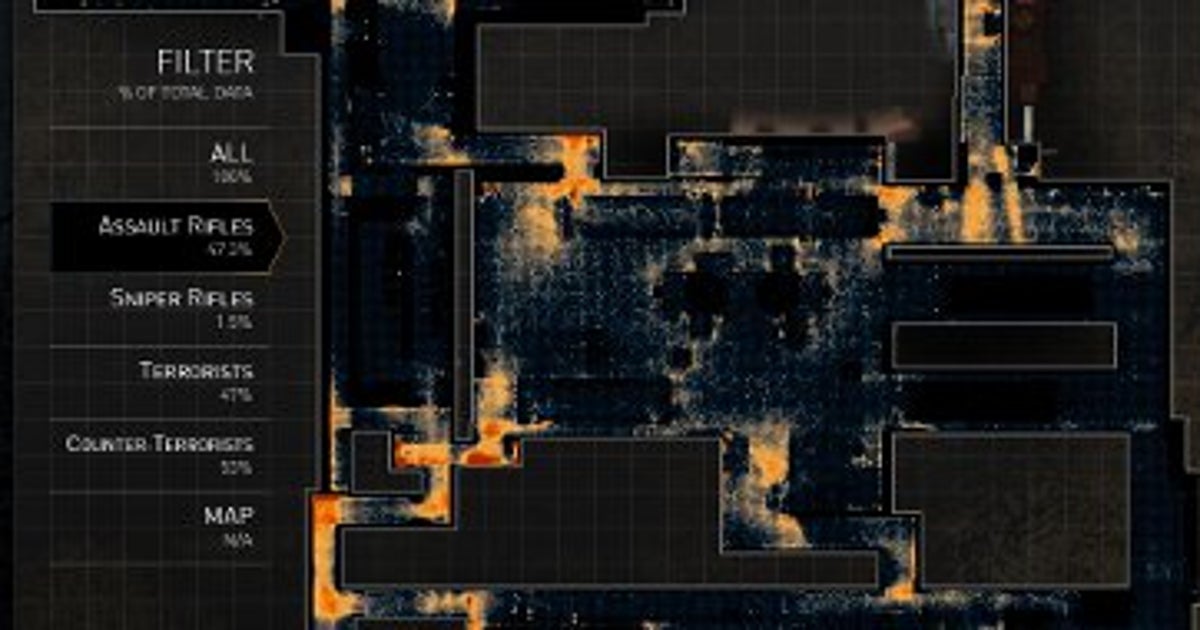 Counter-Strike: Global Offensive heat maps show where 6.5 million ...