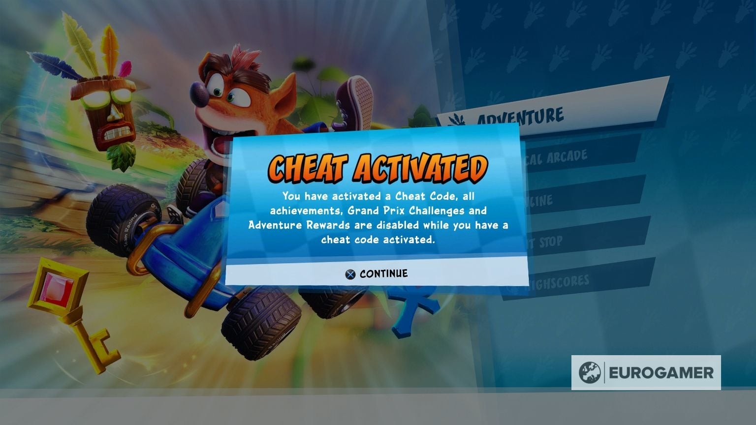 Crash Team Racing Nitro Fueled cheats list all PS4 Xbox One