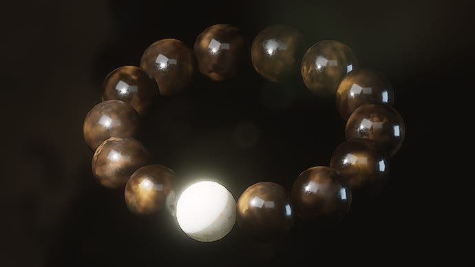 The Amber Prayer Beads Curio in Black Myth Wukong.