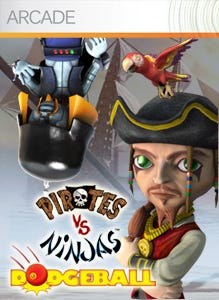 Caixa de jogo de Pirates vs. Ninjas Dodgeball
