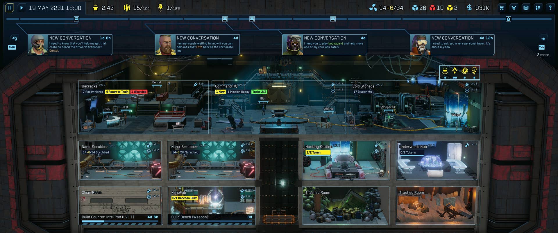 Cyber Knights: A basic management interface like ant colony from Flashpoint.