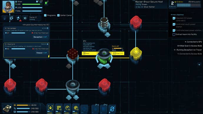 Hacking and scanning in Cyber Knights.