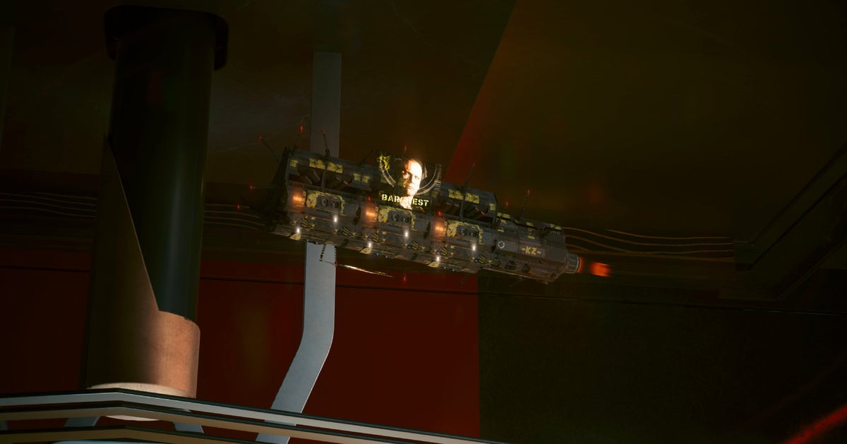 Sure, Cyberpunk 2077 modders, Ill spend 100 hours watching Kurt Hansens evil selfie blimp fly around my flat Sure, Cyberpunk 2077 modders, Ill spend 100 hours watching Kurt Hansens evil selfie blimp fly around my flat