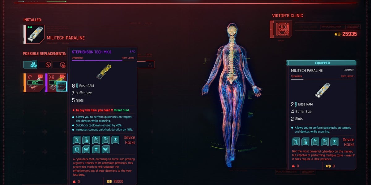 Cyberpunk 2077 Best Quickhacks | How to get a better Cyberdeck | VG247