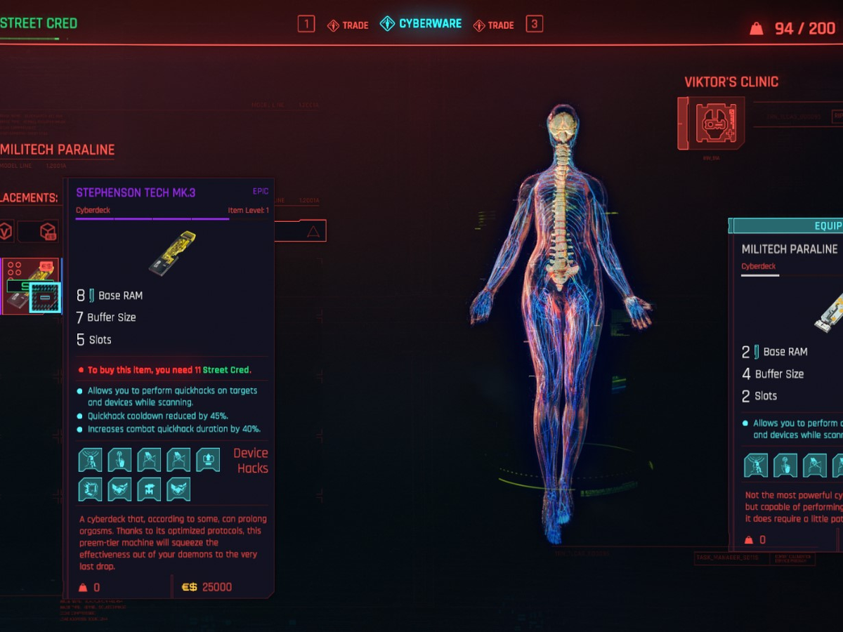 Cyberpunk 2077 Best Quickhacks | How to get a better Cyberdeck | VG247