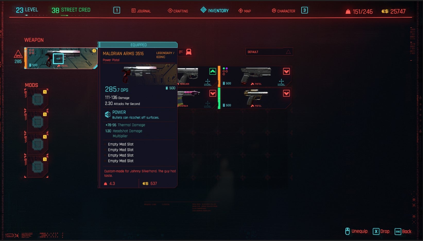 Cyberpunk 2077 Best Weapons | Iconic and Legendary Weapon locations