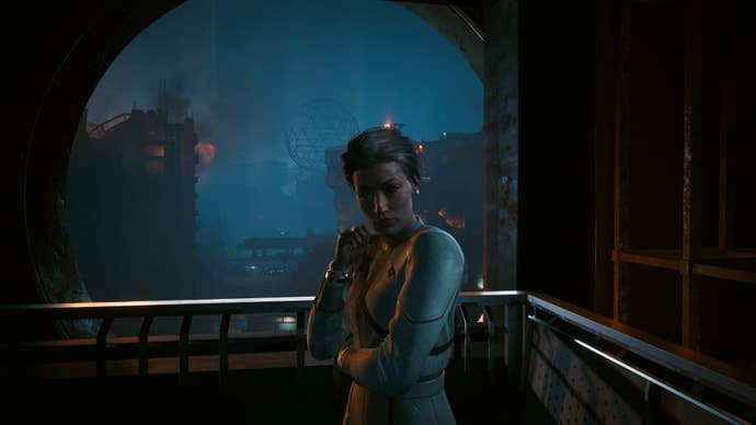 NUSA president   Rosalind Myers successful  Cyberpunk 2077's Phantom Liberty DLC.