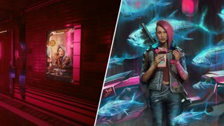 Some art in Cyberpunk 2077.