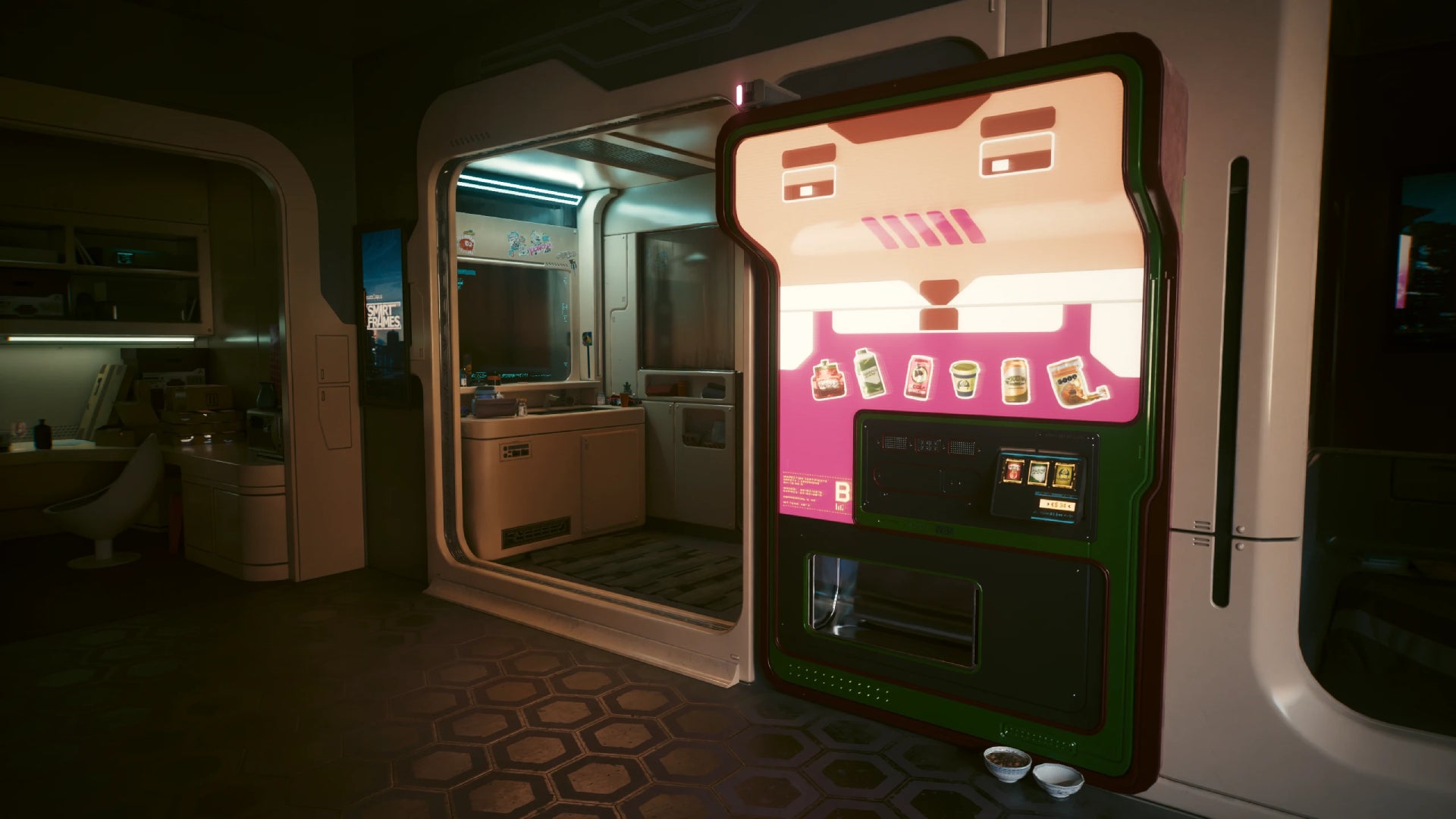 This Cyberpunk 2077 quest mod finally subverts a talking vending machine's tragic demise with a happy ending