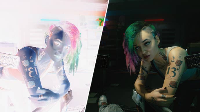 Judy in Cyberpunk 2077.