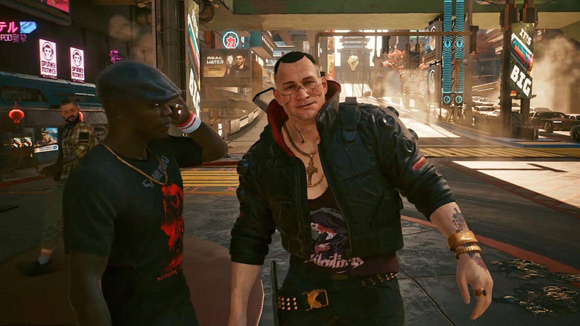 CD Projekt popisał się sprytem w słynnym montażu z początku Cyberpunk 2077. Zobaczcie, jak wygląda ten fragment „z zewnątrz”