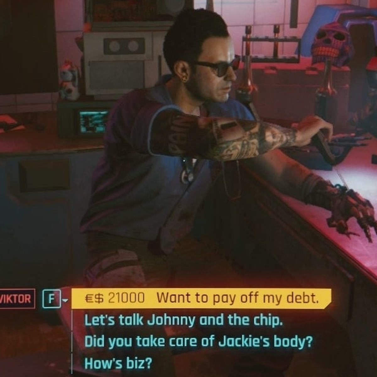 Cyberpunk 2077 Paid In Full quest, and what happens if you pay