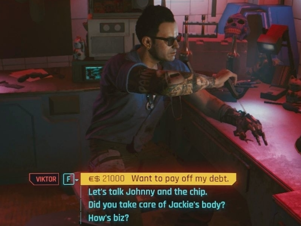 Cyberpunk 2077 Paid In Full quest, and what happens if you pay