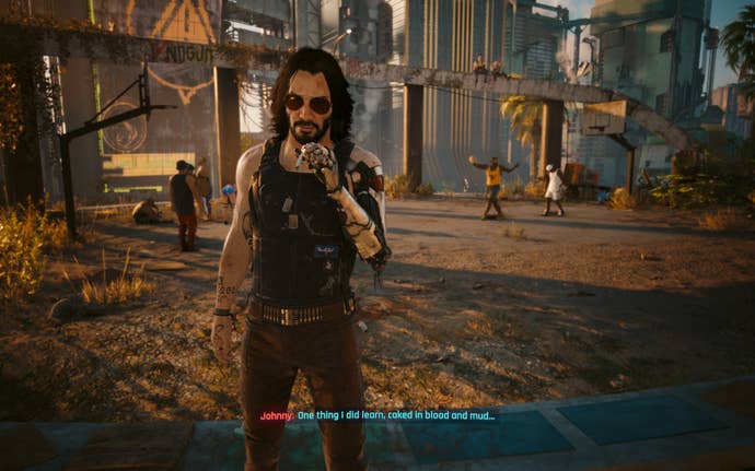 Keanu Reeves returns as Johnny Silverhand in Cyberpunk 2077: Phantom Liberty.
