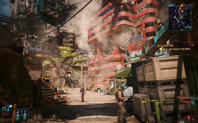 The Moth bar in Cyberpunk 2077: Phantom Liberty.