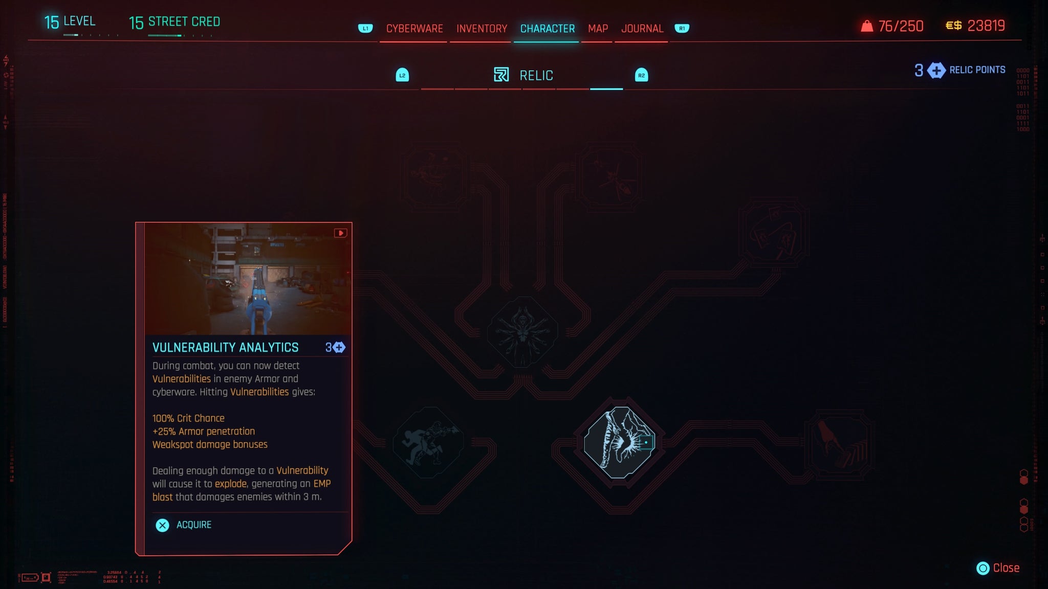 Cyberpunk 2077 best Relic skills in Phantom Liberty - 4