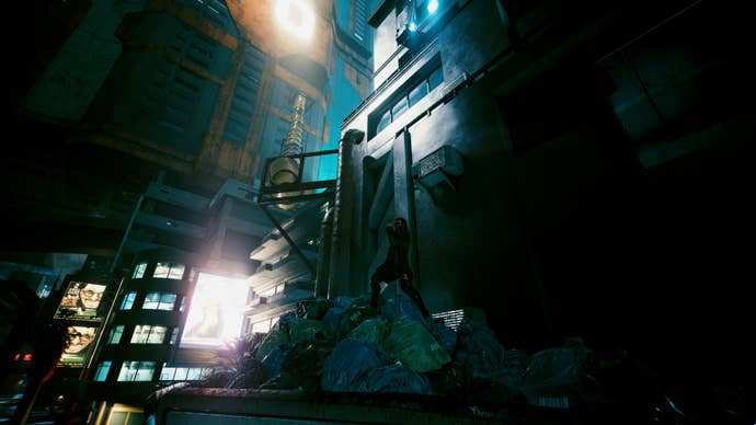 My quality lasting atop a large rubbish heap nett to a large descent successful Cyberpunk 2077.