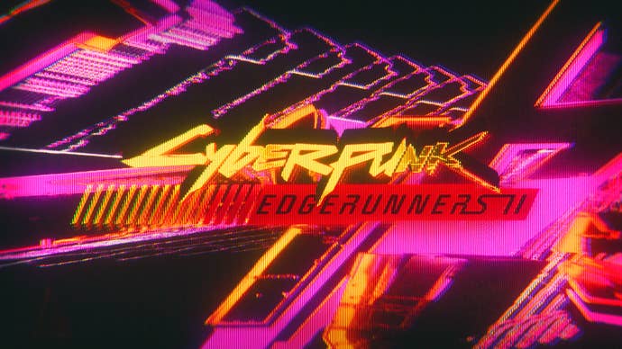 The logo of Cyberpunk Edgerunners 2.