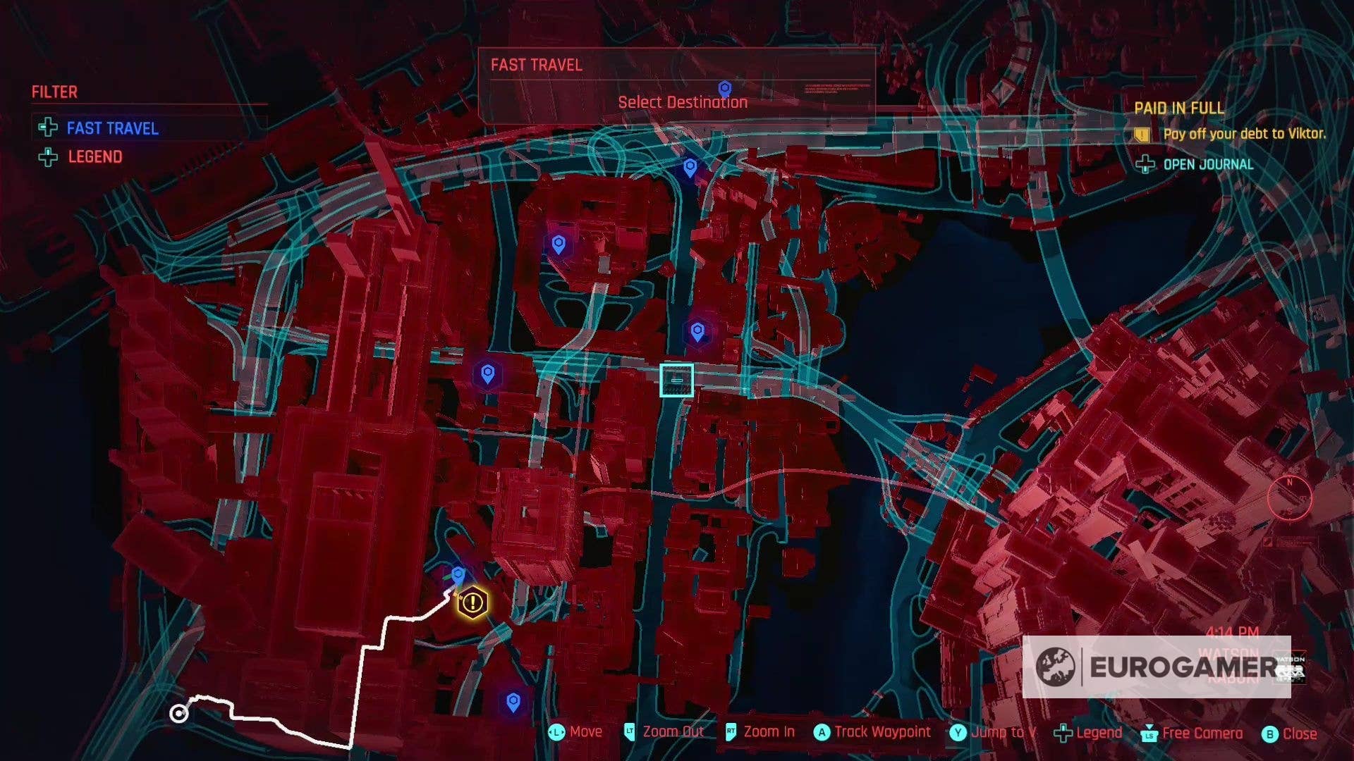 How to fast travel and how to unlock fast travel locations in Cyberpunk ...