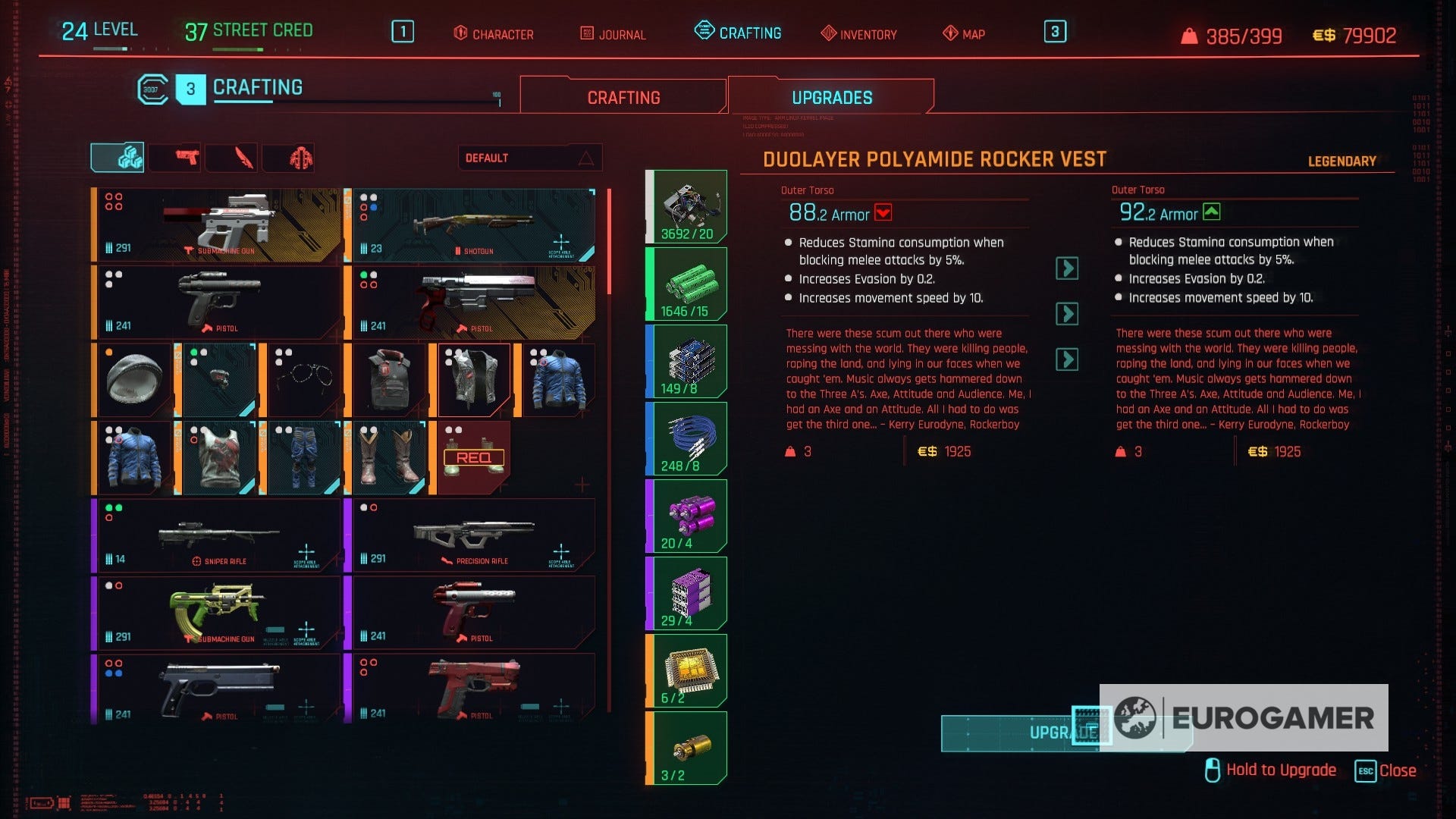 Cyberpunk 2077 best armor and best clothing, and where to find