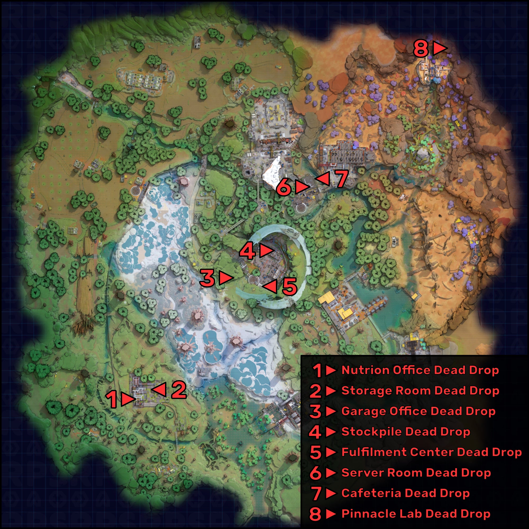 The Cycle Frontier dead drop locations Rock Paper Shotgun